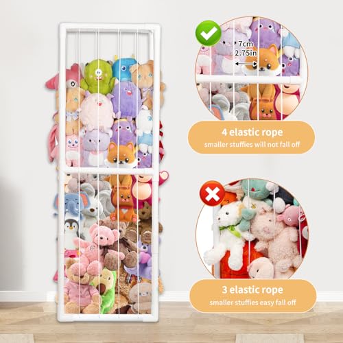 Stuffed Animal Storage, Kids Toy Zoo Storage Organizer - Image 4