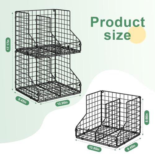 JKsmart Stackable Can Organizer for the Pantry with 2 - Image 8
