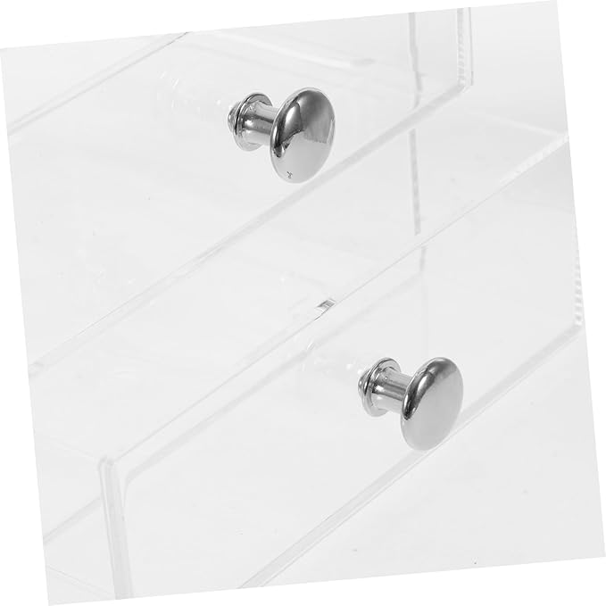 Multi-use 3-Tier Drawer Storage Box Acrylic Desktop Organizer Lids for Makeup Jewelry Office Sundry Stylish and Practical
