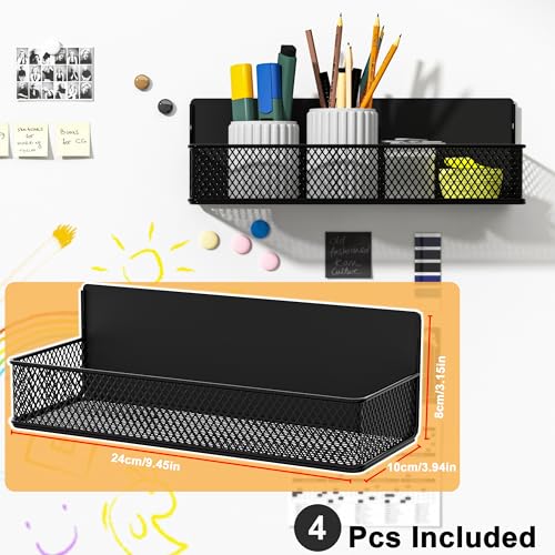 Magnetic Shelf Spice Rack Fridge Basket Whiteboard Washer - Image 3