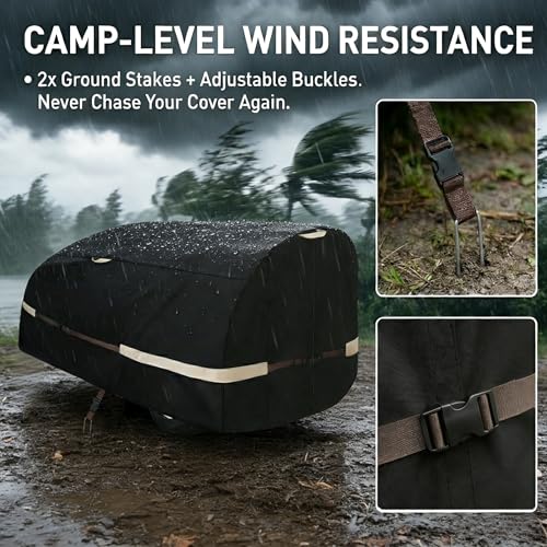 Log Splitter Cover, 1200D Heavy Duty Tear Resistant Wood Splitter - Image 4