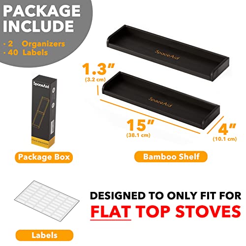 SpaceAid 30" Wide Kitchen Shelf Organizer for Stove, - Image 7