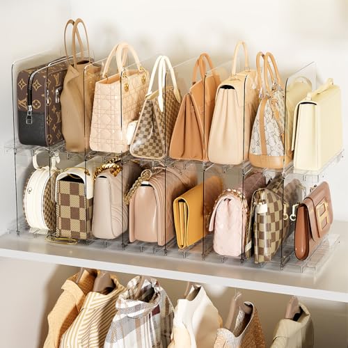Stackable Bag & Purse Organizer for Closet Shelf Acr | All Products - Image 2