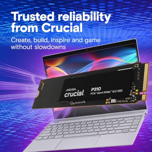 Crucial P310 2TB SSD, PCIe Gen4 NVMe M.2 2280 - Image 7