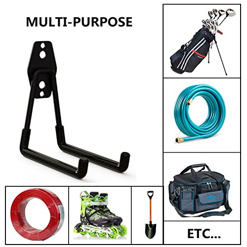 Wall Mount Heavy Duty Double Utility Tools Hooks | Garage Storage - Image 4