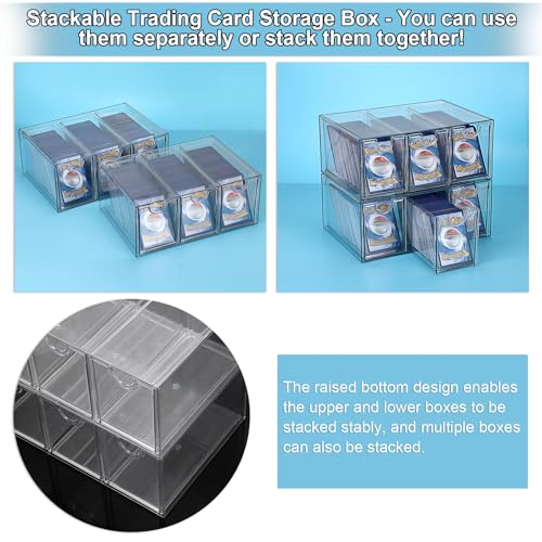 OwnMy Plastic Trading Card Storage Box with 6 Drawers - Image 5