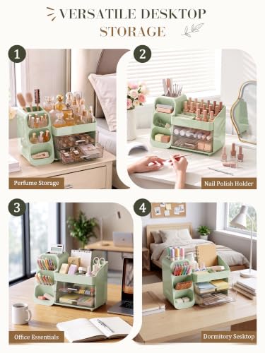 Large Makeup Organizer Countertop for Vanity Skincare Organizers - Image 7
