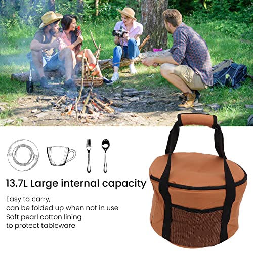 Camping Tableware Carrying Bag, 13.7L Large Capacity - Image 5