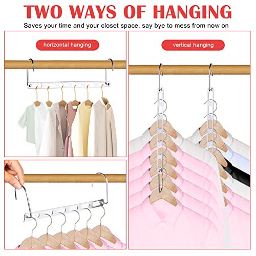 12 Pack Space Saving Hangers for Clothes: Collapsibl | All Products - Image 4