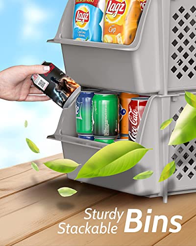 Stackable Storage Bins Open Front for Pantry Storage | All Products - Image 6