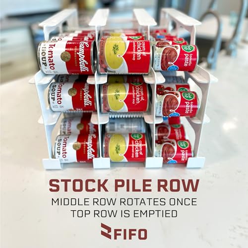 FIFO Pantry Storage Organizer Dispenser Rack for Canned - Image 5