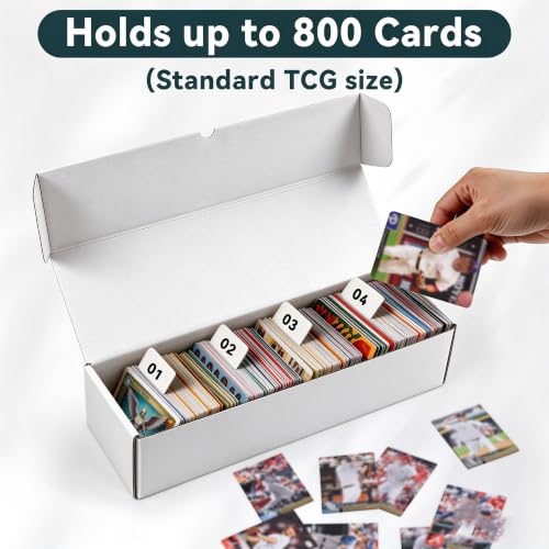 Trading Card Storage Box 10-Pack, 1000 Count Heavy Duty - Image 8