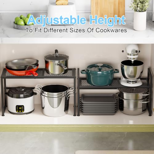 Expandable Storage Shelves Rack, Heavy Duty Metal Shelving - Image 7