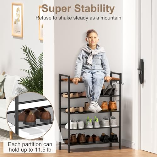 Refrze Shoe Rack for Front Door Entrance, 4 Tier Hei | All Products - Image 5