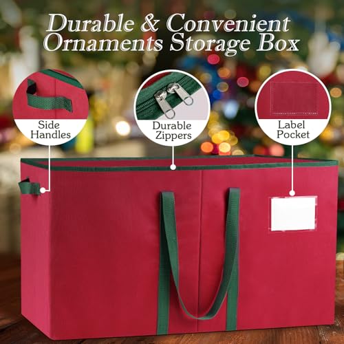 Christmas Ornament Storage Box, Store Up to 128 Ornaments - Image 5
