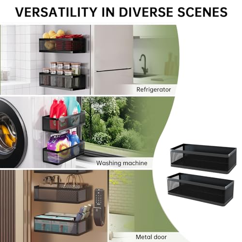 2-Pack Magnetic Shelves Laundry Room Organization - Image 6