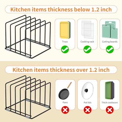 Cutting Board Organizer, Kitchen Cabinet Organizer - Image 4