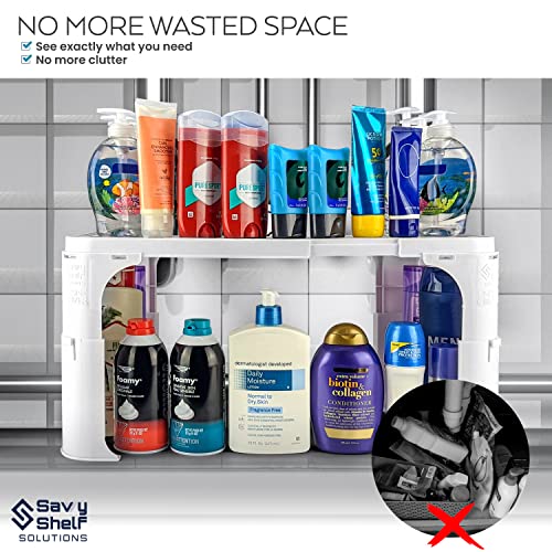 Expandable Under Sink Organizer and Storage I Bathroom Under - Image 5