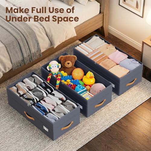 Budding Joy 80L 2 Pack Adjustable Under Bed Storage - Image 7