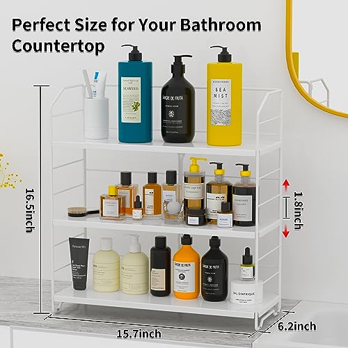 BOIVSHI Bathroom Countertop Organizer, 3-Tier Bathroom Counter - Image 3