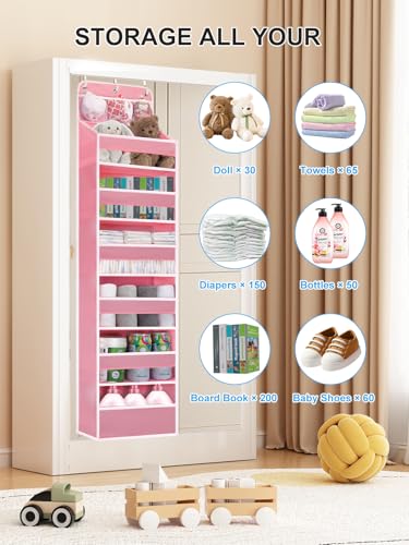 Over Door Hanging Organizer, No Tilt Baby Closet Organizer - Image 5