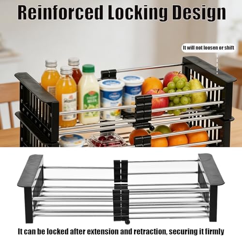 2 Pack Expandable Freezer Baskets for Chest Freezer - Image 4