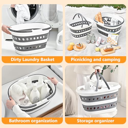 Compact Collapsible Laundry Basket, Small Pop-Up Hamper - Image 6