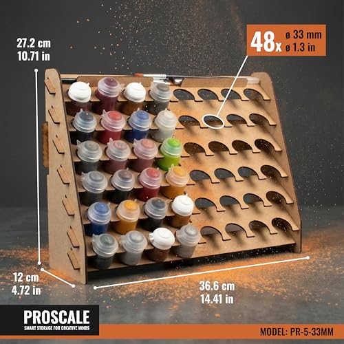 Wall Paint Rack Organizer for Miniatures & Modeling - Image 3