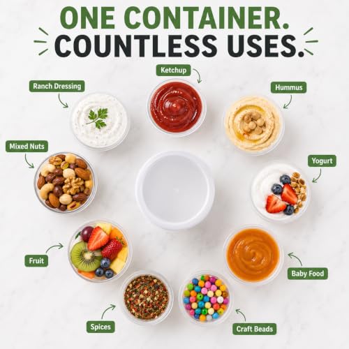 20 PCS Set Small Food Storage Containers with Lids, BPA Free - Image 4