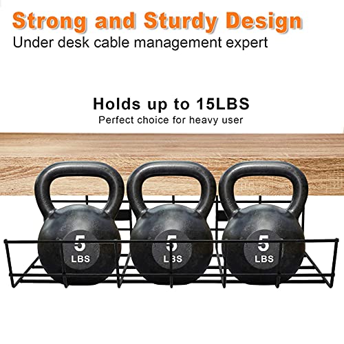 Under Desk Cable Management- 2 Pack Cord Organizer. | All Products - Image 5