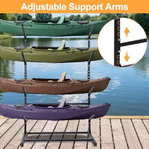 Kayak Storage Rack 3 Boards / 4 Boards, Kayak Racks for Garage - Image 6
