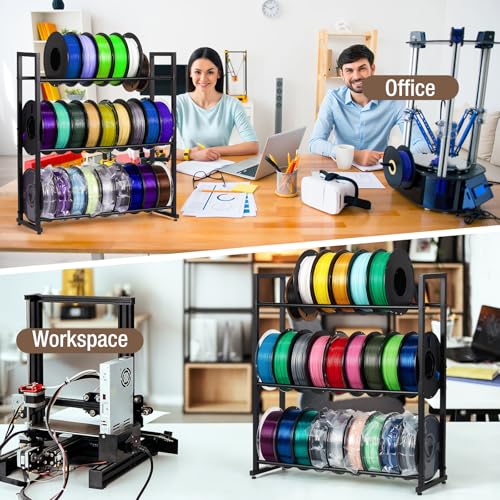 3D Printer Filament Storage Rack Desktop, 3-Tier | Home Organization - Image 6