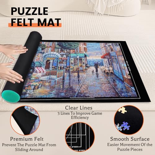 Jigsaw Puzzle Mat Roll Up - 2000 1500 1000 500 Pieces - Image 6