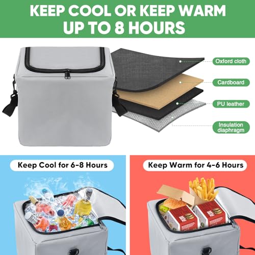 Car Trunk Organizer with Insulated Grocery Bag- 110L High - Image 5