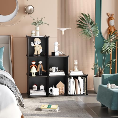 C&AHOME 6-Cube Storage Organizer Cube Shelf Closet Storage - Image 3