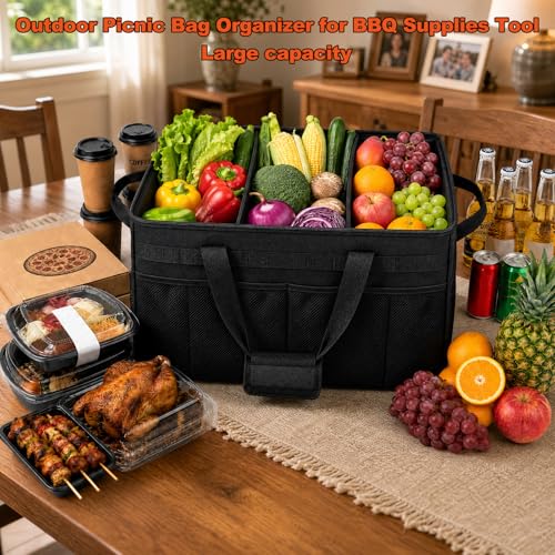 Camping Storage Bag with Customizable Compartments 20"L x - Image 3