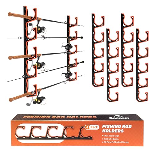 Gocozer Fishing Rod Holder for Garage, H5 Wall or Ce | All Products - Image 2