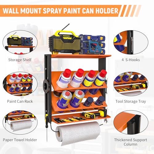 Spray Bottle Holder Wall-Mounted, Aerosol Spray Can Holder - Image 6