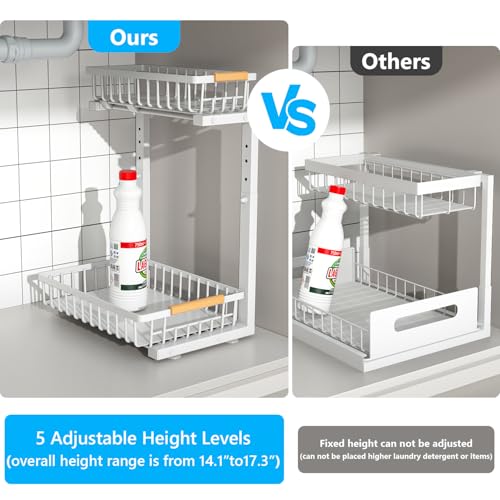 Adjustable Metal Pull-Out Under-Sink Organizer - Image 5