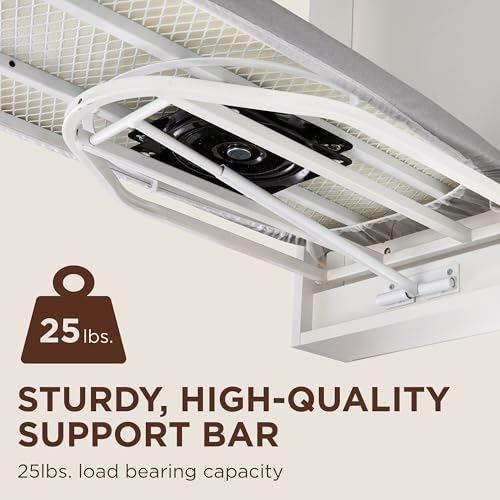 Ivation Wall Mount Swivel Ironing Board Cabinet, Fold Down - Image 3