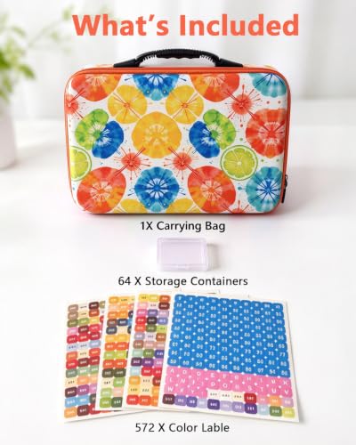 FANGZH Diamond Painting Storage Case, 64 PCS Diamond Art - Image 8