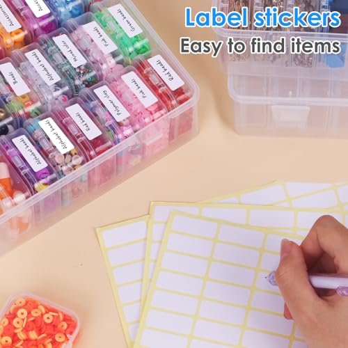 Bead Organizer Box 108 Pcs Plastic Storage Containers - Image 6
