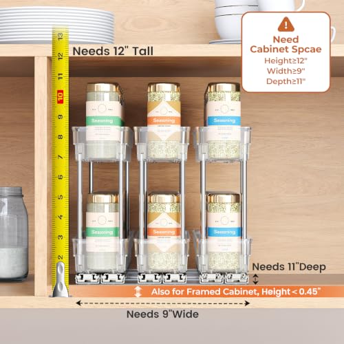 Mystozer Pull Out Spice Rack Organizer for Cabinet, | All Products - Image 5