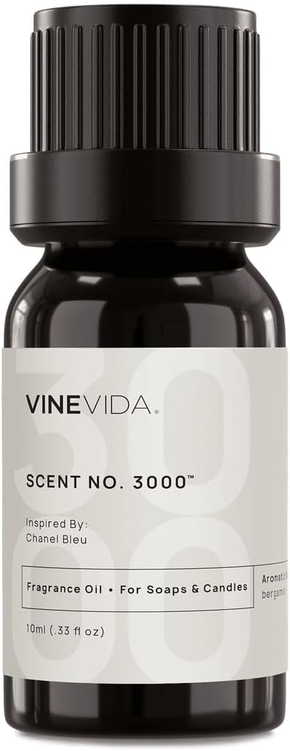 VINEVIDA [0.33oz] Bleu (Our Version of) Fragrance Oil for Candle Making and Soap Making - Premium Candle Scents for Soy Candles
