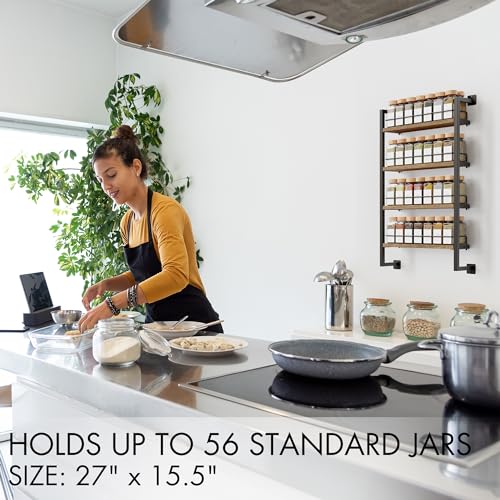 ZICOTO Space Saving Spice Rack Organizer Shelf for Wall Mount - Image 3
