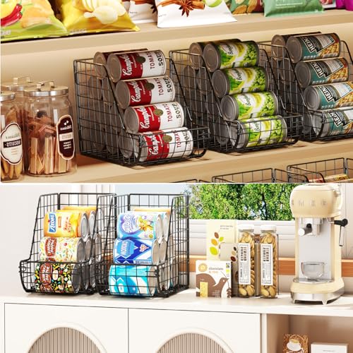 X-cosrack Stackable Can Organizer for Pantry 3Pack，Standing - Image 6