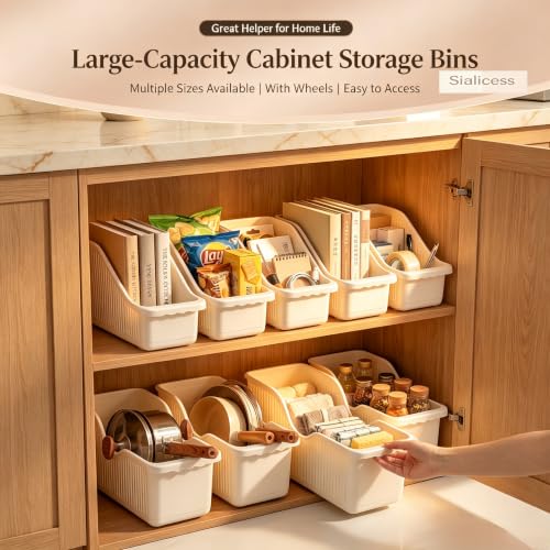 Extra Large Cream Rolling Under Sink Storage Bin wit | All Products - Image 5