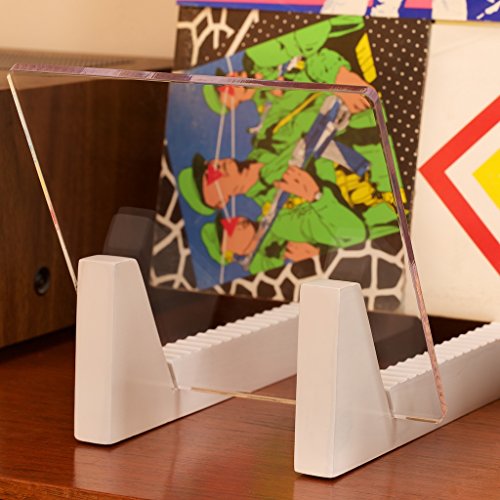 Vinyl Record Storage - Solid Wood with Crystal Clear - Image 3