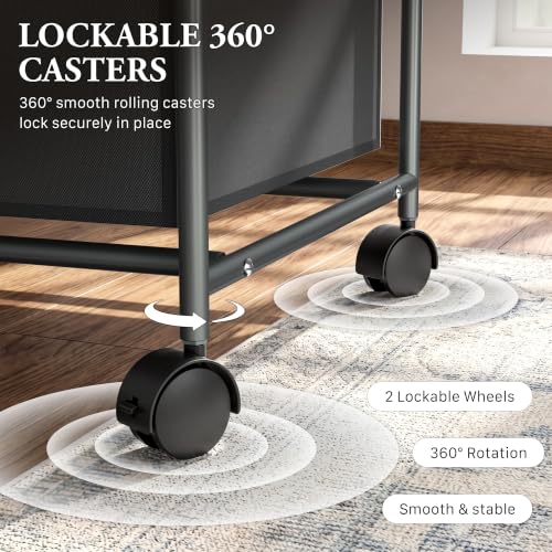 Simple Houseware 2-Bag Heavy Duty Laundry Sorter Rol | All Products - Image 6