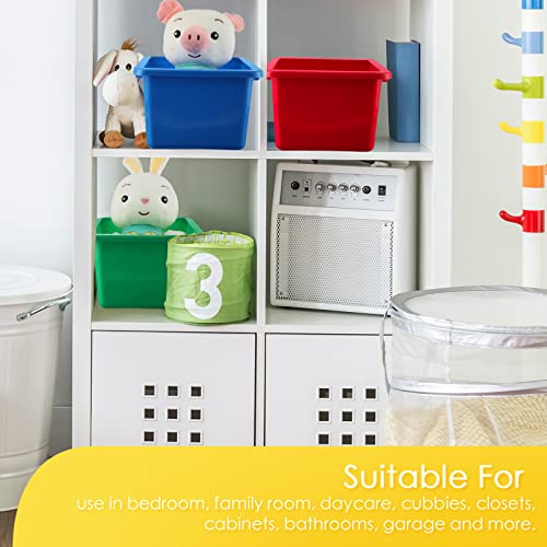 Tuanse 10 Pcs Plastic Cubby Storage Bins Toy Storage Bins - Image 7